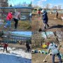 Первый весенний субботник.